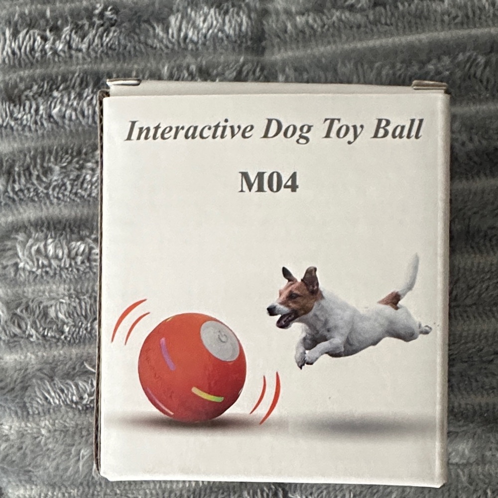 Interactive Red Dog Toy Ball
